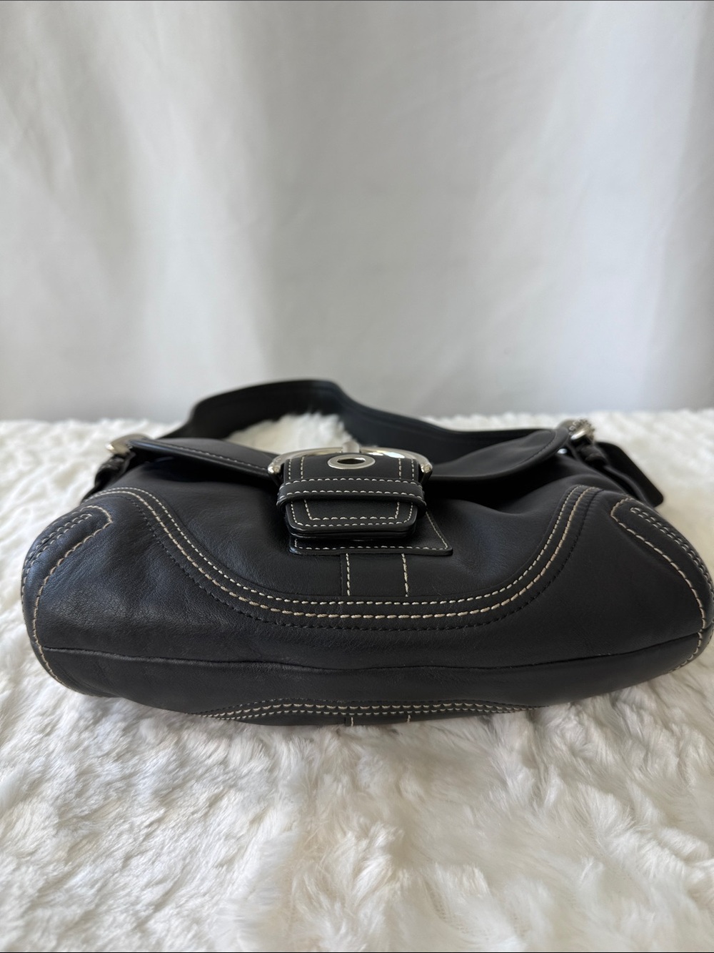Coach Vintage Y2K Soho Black Leather Shoulder Bag - Picture 16 of 17